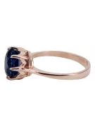 Original Vintage 14K Rose Gold Sapphire Ring Vintage vrc157r